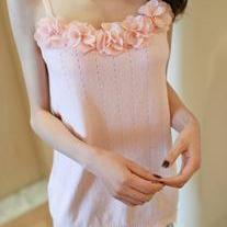 Flowers Knitted Top