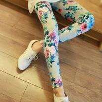 Flower leggings
